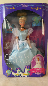 Vintage Disney Classics Cinderella Doll MATTEL 1992 Barbie
