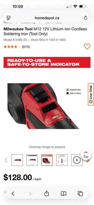 Milwaukee Soldering Iron, View more