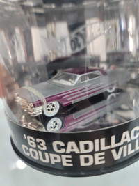HOT WHEELS OIL CAN '63 CADILLAC COUPE DE VILLE DIECAST REAL RIDE
