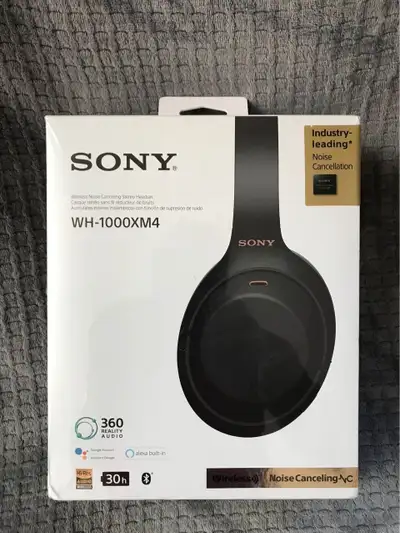 Sony WH-1000XM4 Wireless Noise-Canceling Headphones – Bluetooth, View more