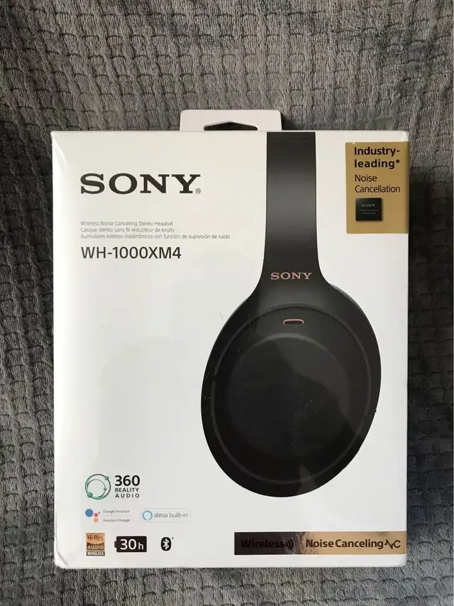 Sony WH-1000XM4 Wireless Noise-Canceling Headphones – Bluetooth in Headphones in Kitchener / Waterloo - Image 2