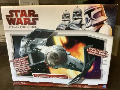 STAR WARS LEGACY COLLECTION VADERS TIE ADVANCED X1 STARFIGHER, View more