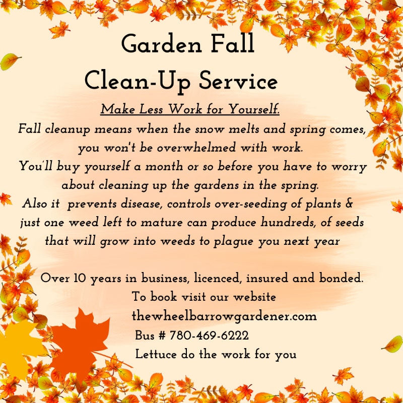 Garden Fall CleanUp Services Other Edmonton Kijiji