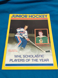 Jan/Feb 1986 Junior Hockey Magazine Ken Baumgartner