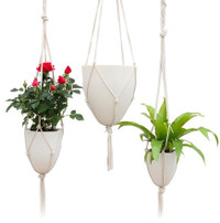 3-piece hanging planter - self-watering plant pot
