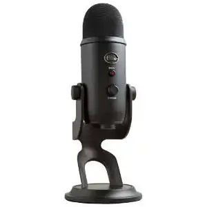 Microphone à condensateur filaire Blue Yeti - Stéréo - 20 Hz à 20 kHz - Cardioïde, bidirectionnel, o...