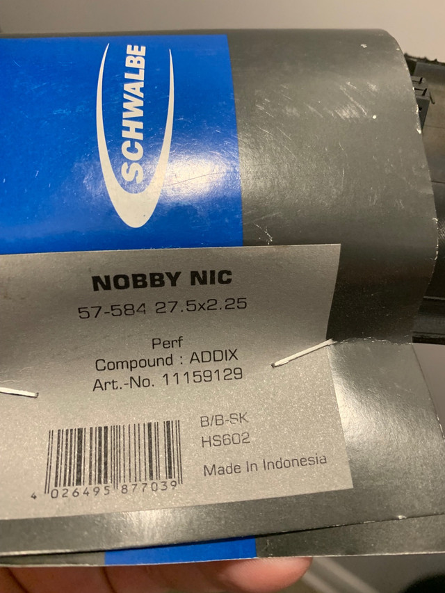 Schwalbe bike tires nobby nic (new) in Frames & Parts in City of Toronto - Image 4