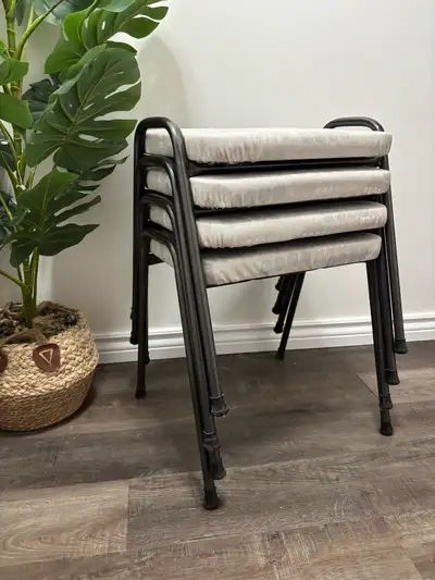 VINTAGE STACKING STOOLS, View more