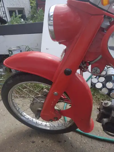 1963 Honda 200 (actually 90CC). YOU MEET THE NICEST PEOPLE ON A HONDA. First year for Honda in Canad...