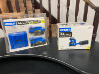 *NEW* Kobalt 24v Orbit Sander + 2 Battery Pack with Charger
