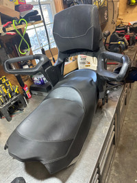 Skidoo Linq 2 up seat with backrest