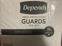 Men’s Depend Guards 