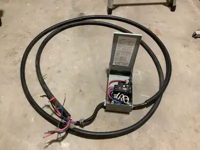 Hot tub electrical hook up. 19 plus feet of cable., View more