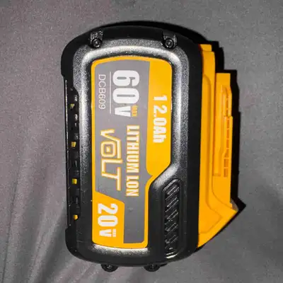 Dewalt flexvolt compatible battery 20/60, View more