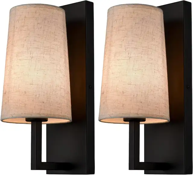 TEENYO Farmhouse Black Wall Sconces in Home Décor & Accents in Ottawa - Image 2