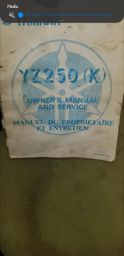 1983 YZ250 just restored and a fresh top end . Ready to ride or race comes with original shop manual...