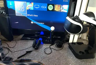 PS4 + PlayStation VR Bundle + 10 Games (Tested Working), View more