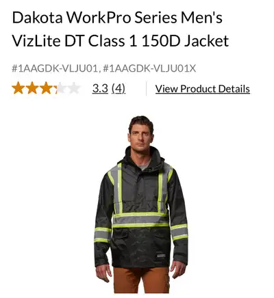 Jacket worn a few times Overalls new . Jacket has removable hood New over $300 + tax