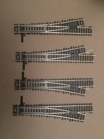 Code 100 silver nickel rails 2 RH 2 LH Never nailed, screwed or glued. Please view my other kijiji l...