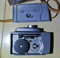 Vintage Bell and Howell 8mm Film Camera with telephoto and film