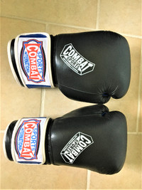 New Combat Sports All Leather Boxing Bag Gloves. Boxing Gloves.