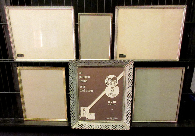 Vintage Glass Picture Frames x 6 LOT...Mid Century... in Arts & Collectibles in Stratford
