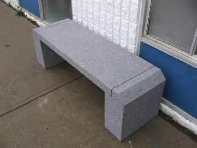Beautify your garden or commercial setting with a concrete bench or planter. High quality, locally m...