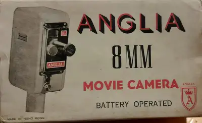 Vintage Anglia 8mm Movie Camera,, View more