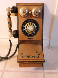 Collectible Antique wood telephone