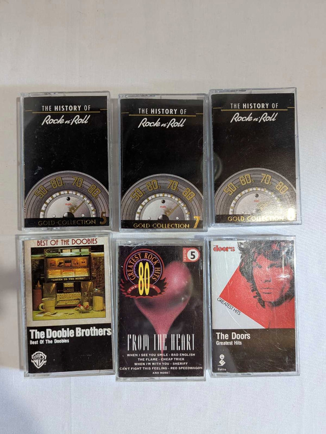 Rock and Roll  Cassettes Lot Of 6 in CDs, DVDs & Blu-ray in Charlottetown