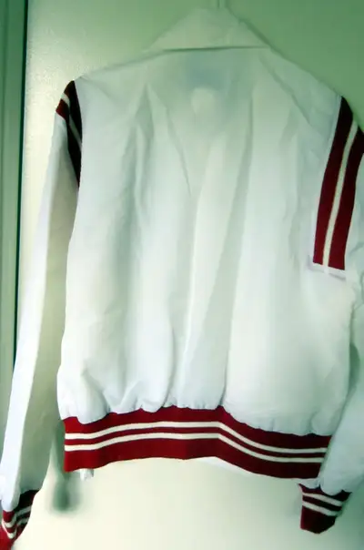 Men’s Vintage White CBS Jacket Size LargeT138, View more