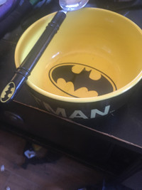 Batman bowl and spoon