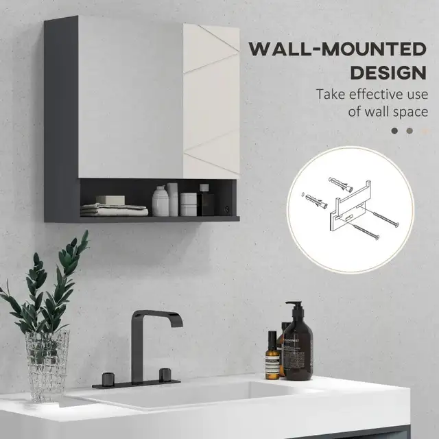 Medicine Cabinet, Wall Mounted Bathroom Mirror Cabinet with Mirr in Home Décor & Accents in Markham / York Region - Image 10