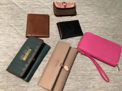 men’s and women’s wallets $5 small $8 large, View more