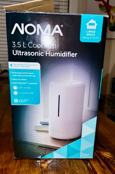 NOMA 3-Speed Top-Fill Ultrasonic Cool Mist Air Humidifier, View more