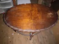 Vintage hardwood table