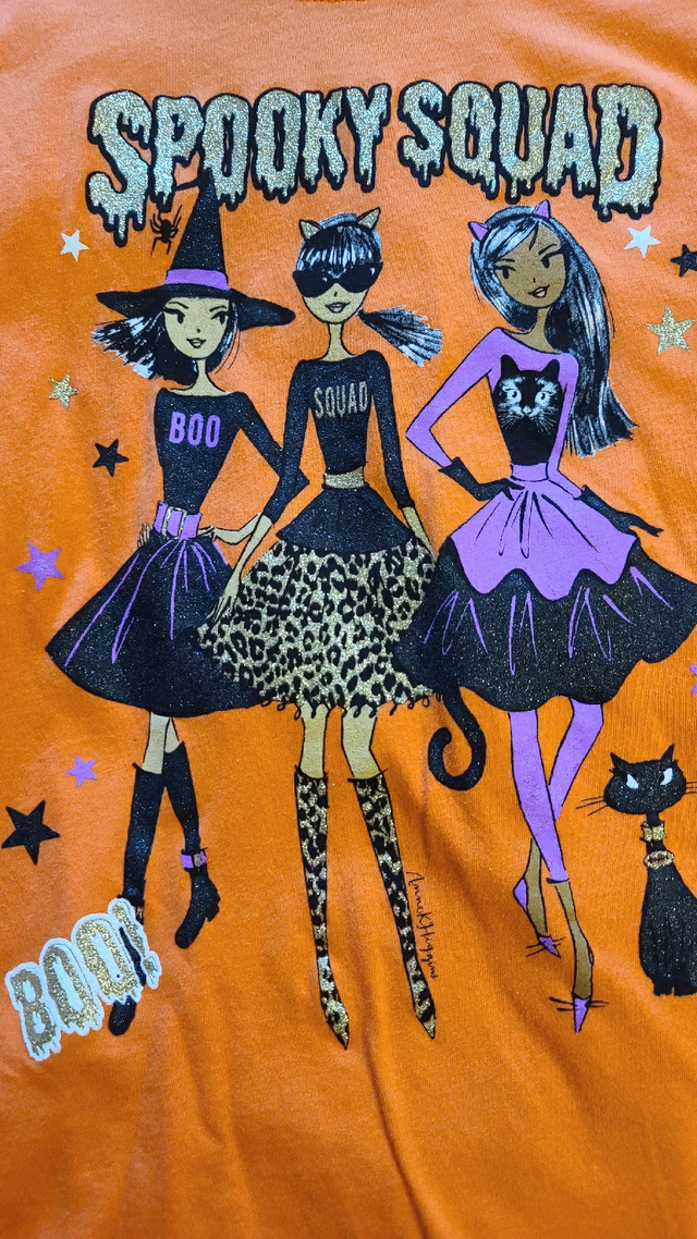 NEW! Girls Halloween Shirt - Size 14 Youth (XL) in Kids & Youth in Mississauga / Peel Region - Image 2