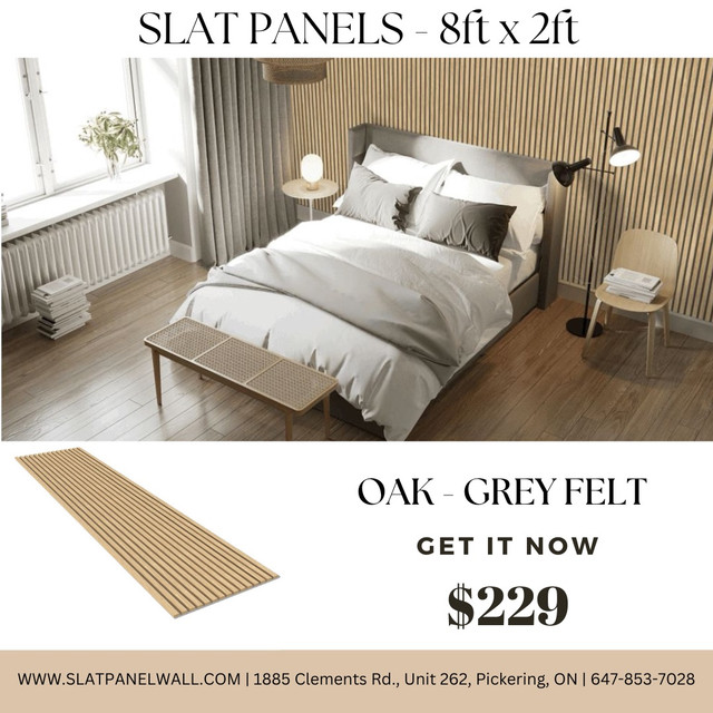 Accent Wall Wood Panels - Slat Panels - Fluted Panels in Floors & Walls in City of Toronto - Image 2