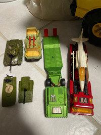 Matchbox Army Tanks, Trucks and Boat