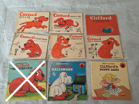 Lot of 8 Clifford Dog kids paperback books Norman Bridwell