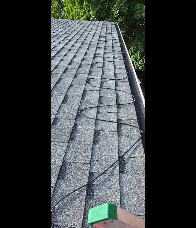 Roof & Gutter Heating Cable Installation, Stop Ice Dams
