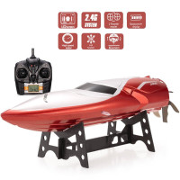 NEW RC RTR 2.4G High Speed Racing Boat AntiCapsize Two batteries