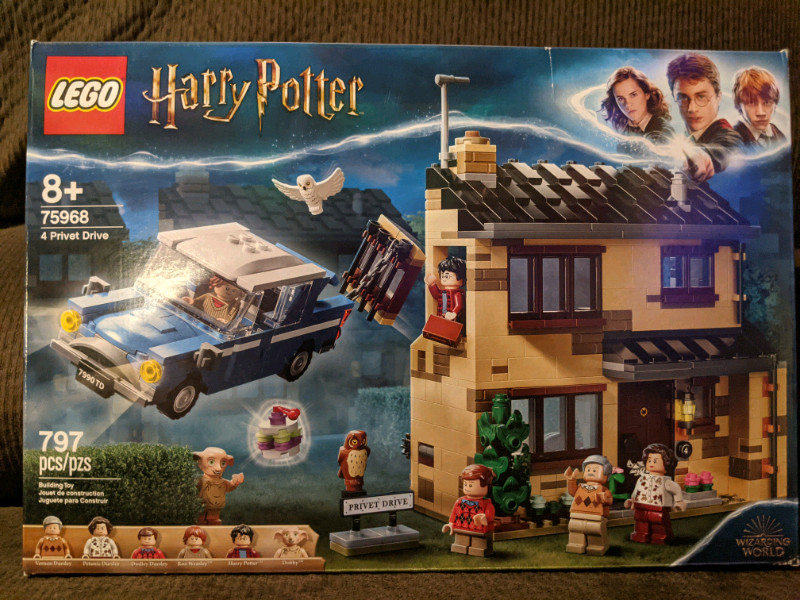 New Lego Harry Potter 75968 Free Delivery 4 Privet Drive  for sale  