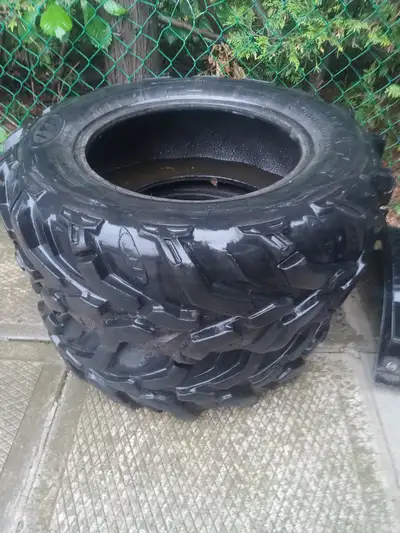Some cracks never mounted them , May need tubes for them Good for bush buggy $40 for the pair Text 7...