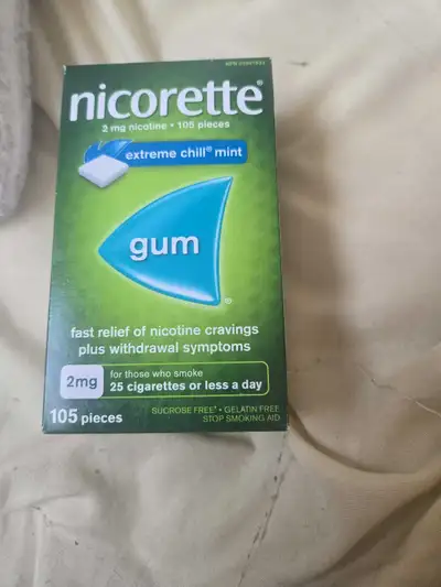 Nicorette 2mg Gum - Extreme Chill Mint, 105 Pieces, View more
