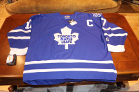 CCM Wendel Clark Toronto Maple Leafs White Airknit NHL Hockey Jersey Sz L