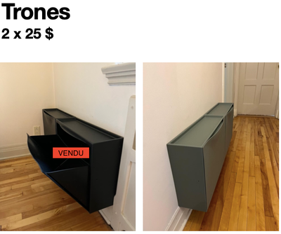 Rangements à chaussures IKEA TRONES, View more