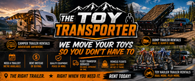 RV rental, trailer services, dump trailer, vehicle float, View more
