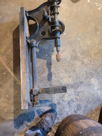 Blower and forge drill press