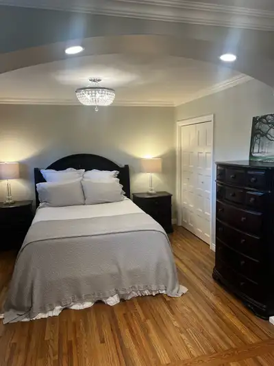 Dark Wood 4 Piece Bedroom Furniture Set, View more